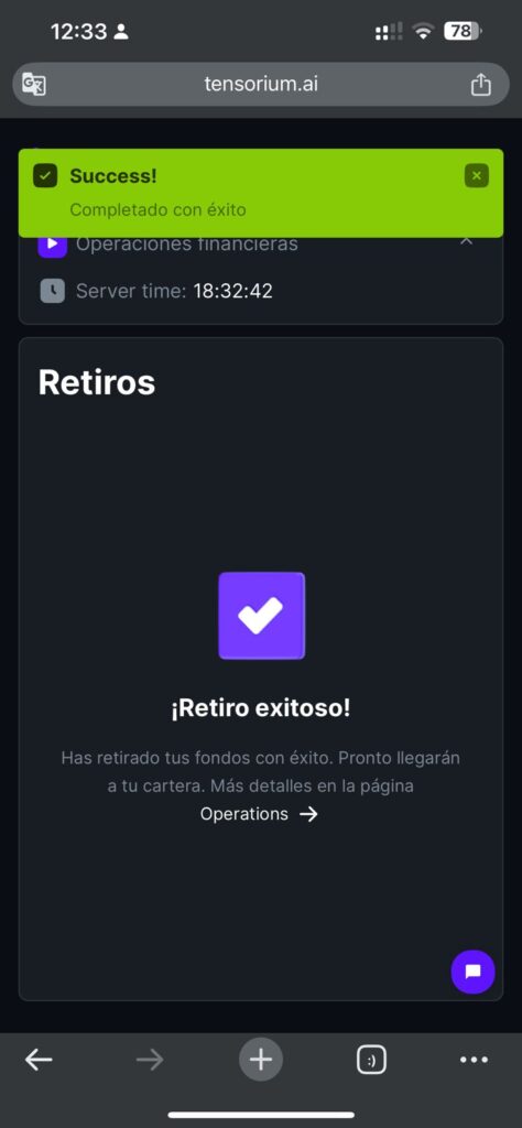 Tensorium paga