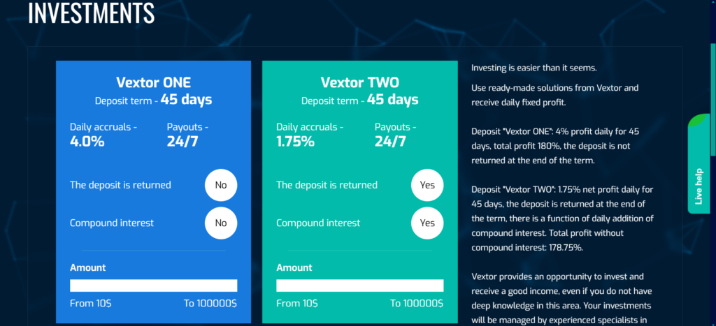Vextor Trade paga