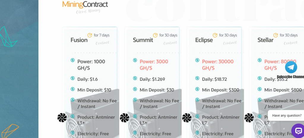 GlobalBTCmining paga