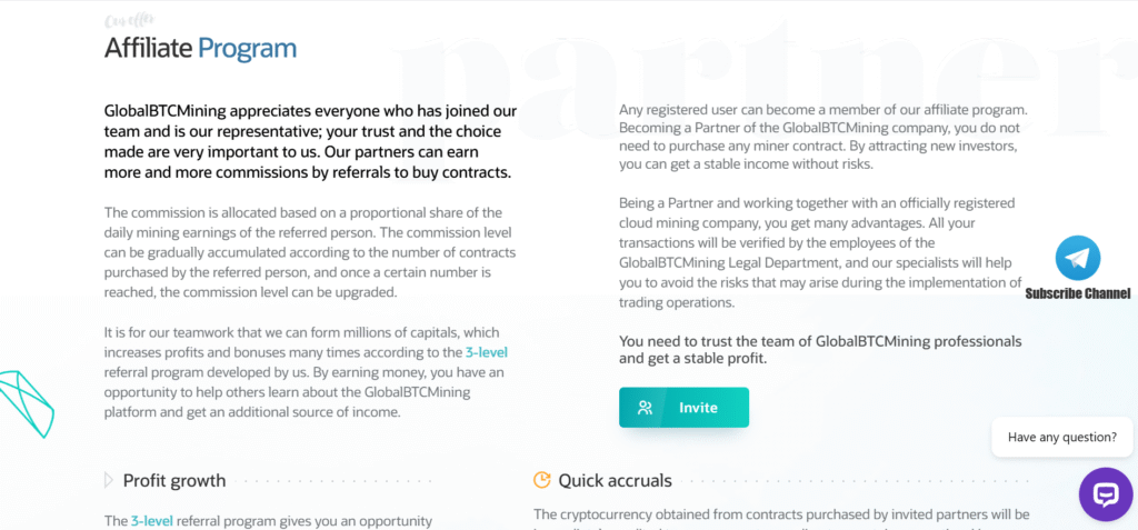 GlobalBTCmining inversion