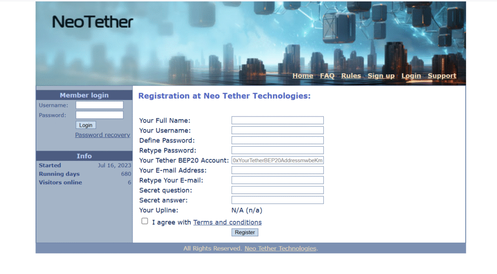 NeoTether inversion