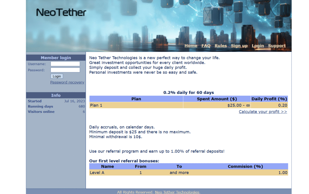 NeoTether inversion